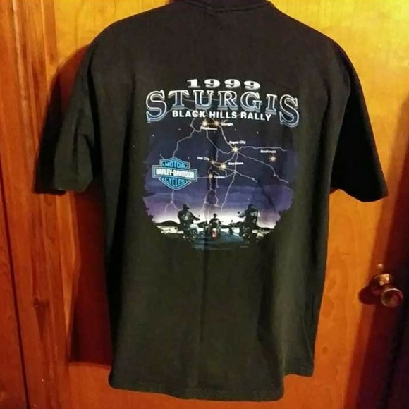 Vintage Sturgis Mens XLarge Harley Davidson Shirt - Picture 2 of 8